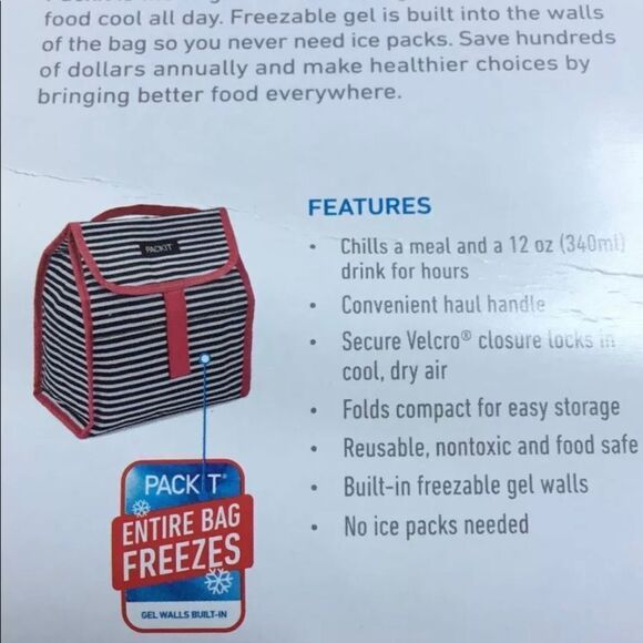 Packit freezable classic lunch box.   - Picture 2 of 5